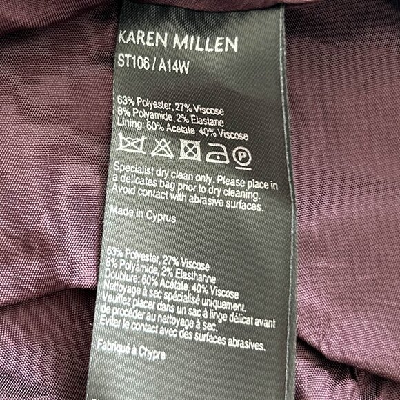 Karen Millen Item Flippy Panelled Trumpet Skirt ASO Hanna Marin - Picture 6 of 9